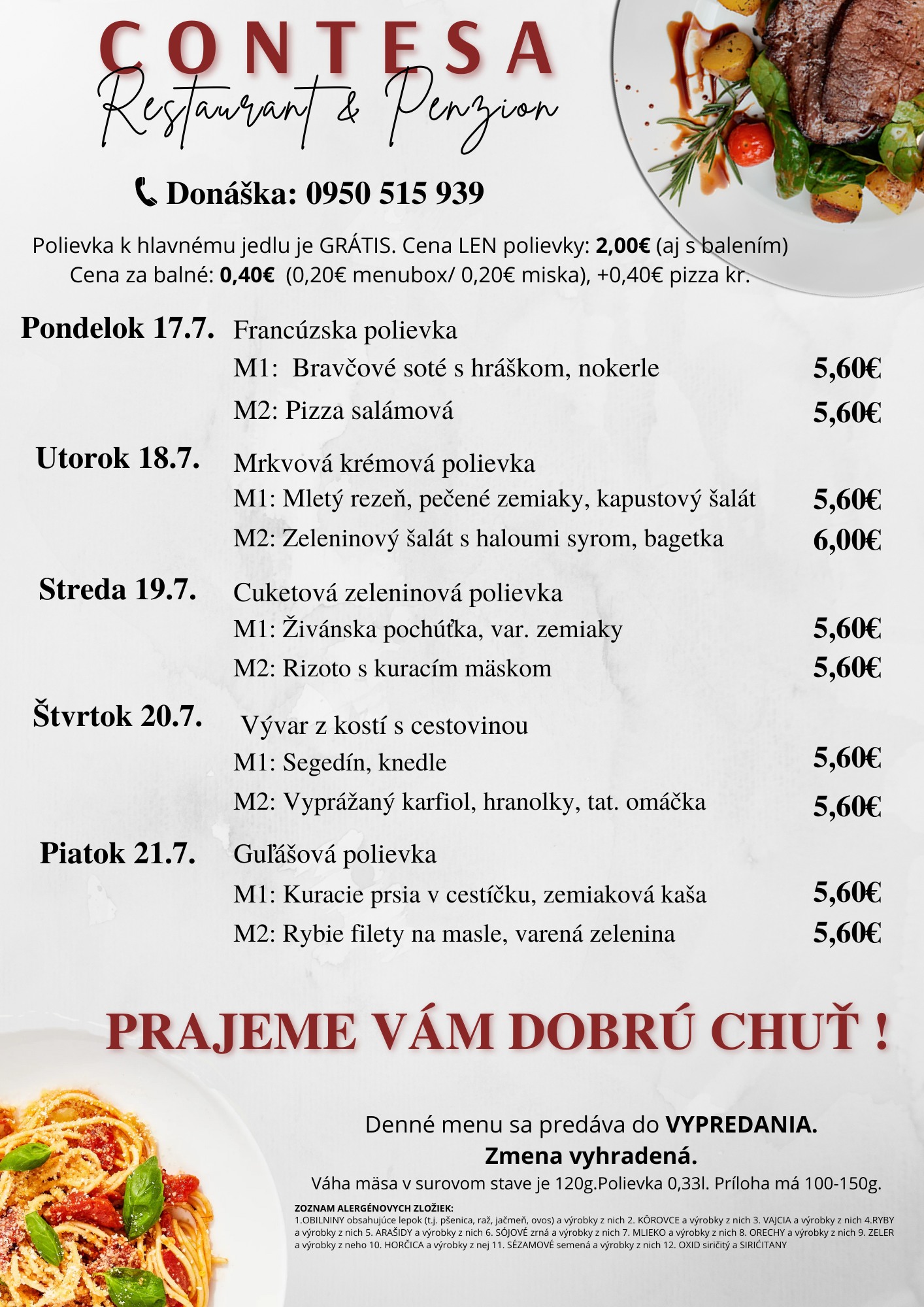 Denné menu